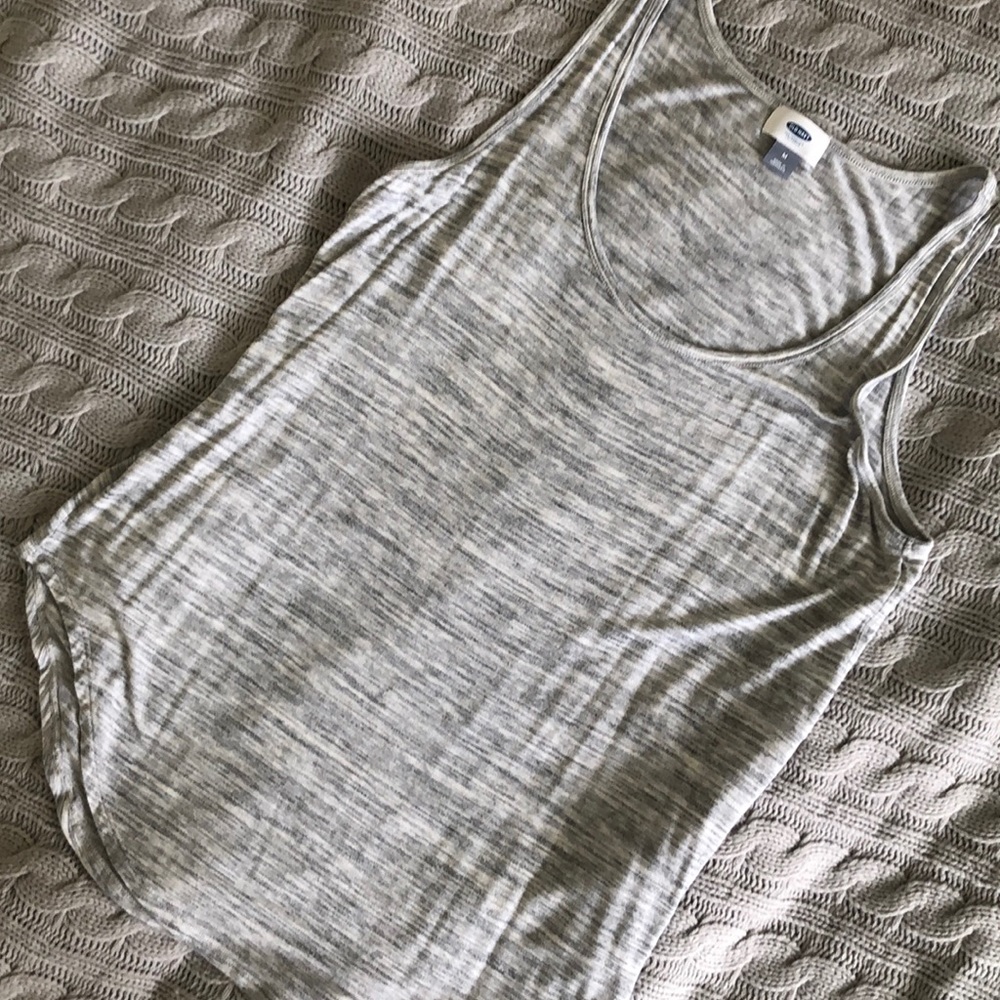 Old Navy soft Tank shirt, Medium, heathered grey